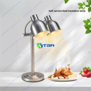 Đèn hâm thức ăn 2 bóng chân đế tròn HL02-001
