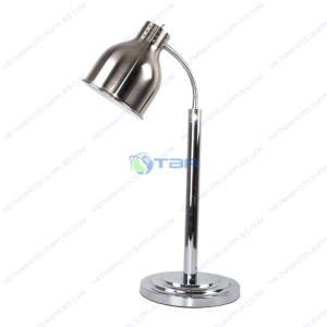 Đèn hâm nóng thức ăn 1 bóng đế inox tròn HL1-001