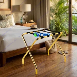 Kệ để hành lý kiểu chữ X mạ vàng ASIACJ010